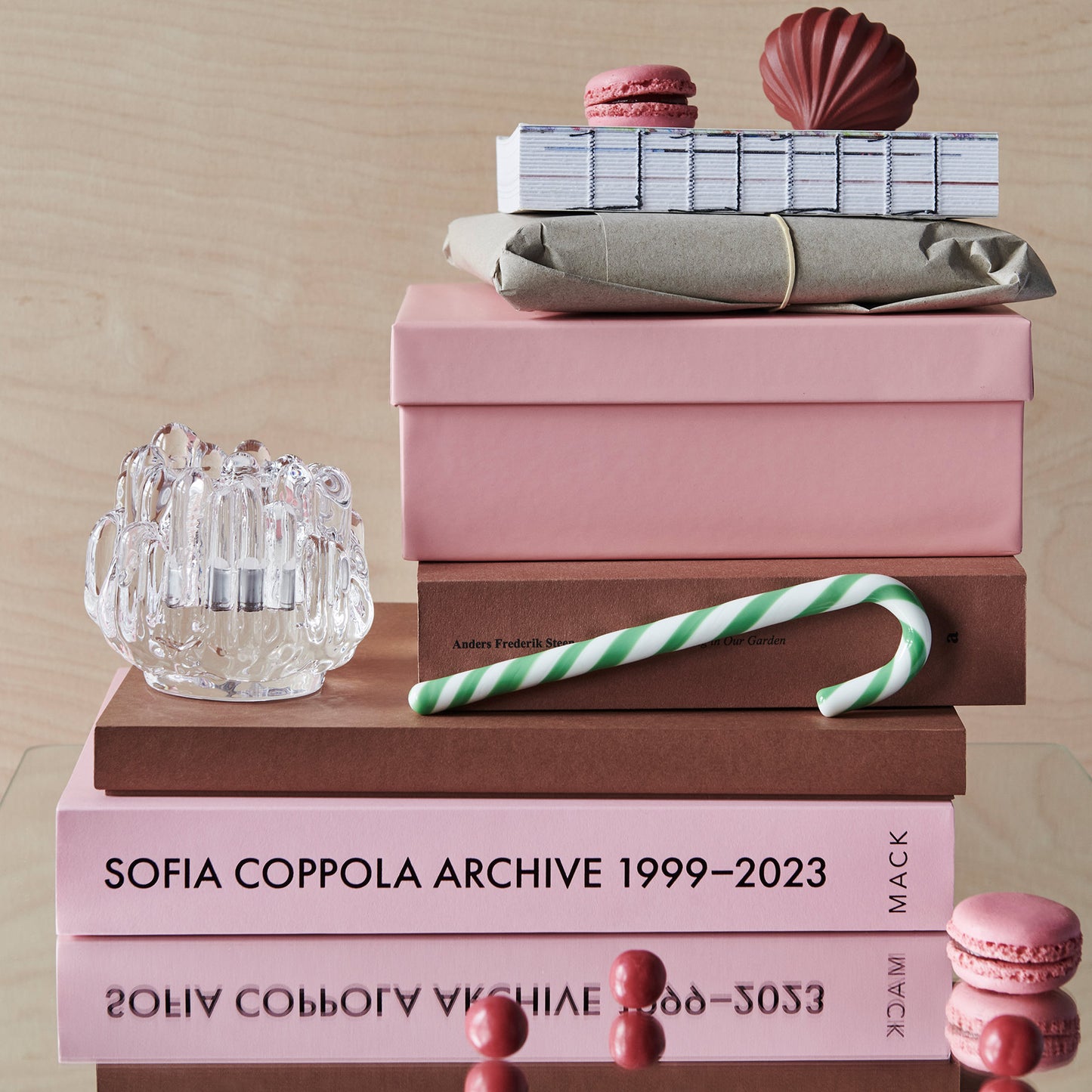 Polka Candy Cane White/Green