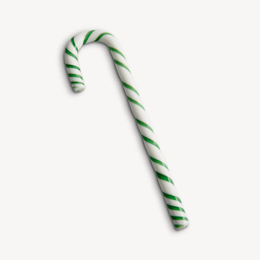 Polka Candy Cane White/Green