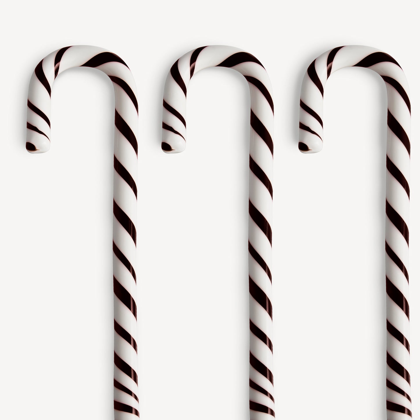 Polka Candy Cane Black/White