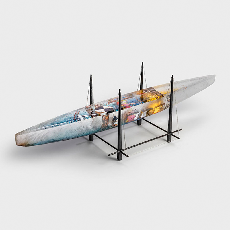 Kosta Boda Boats Compass