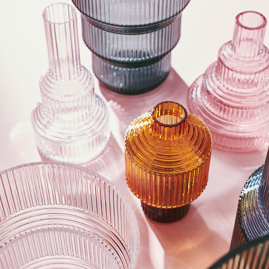 Pavilion Vase Clear Small