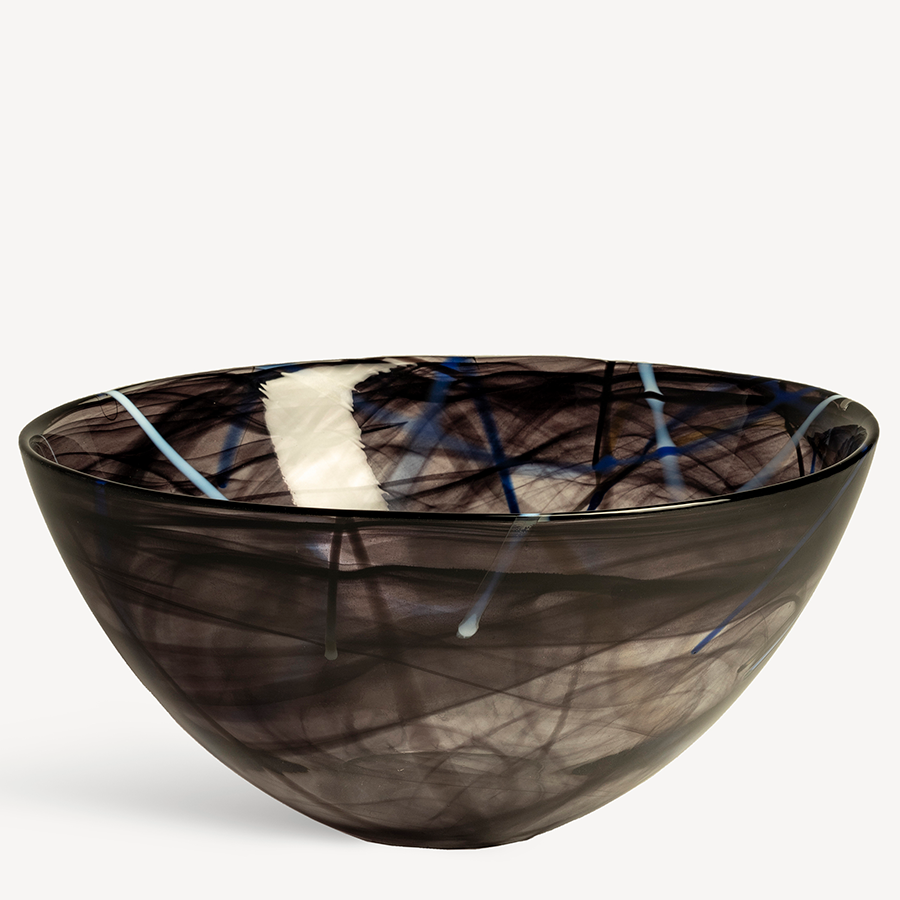 Contrast Black Bowl Large