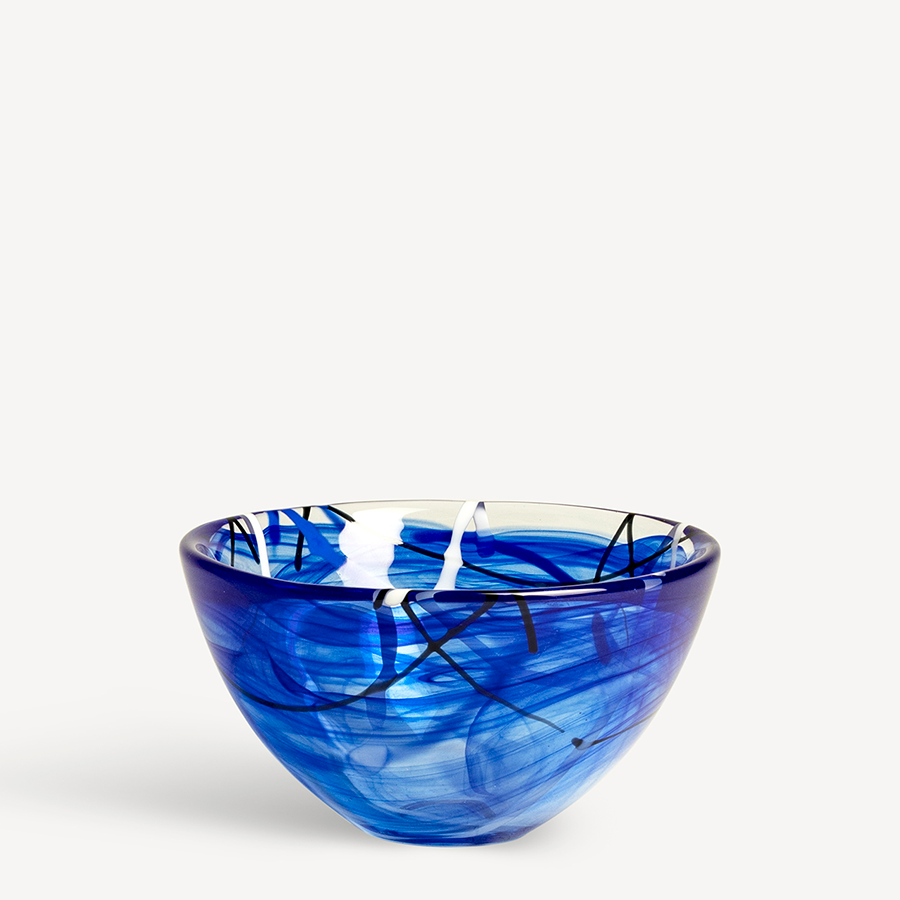 Contrast Blue Bowl Small