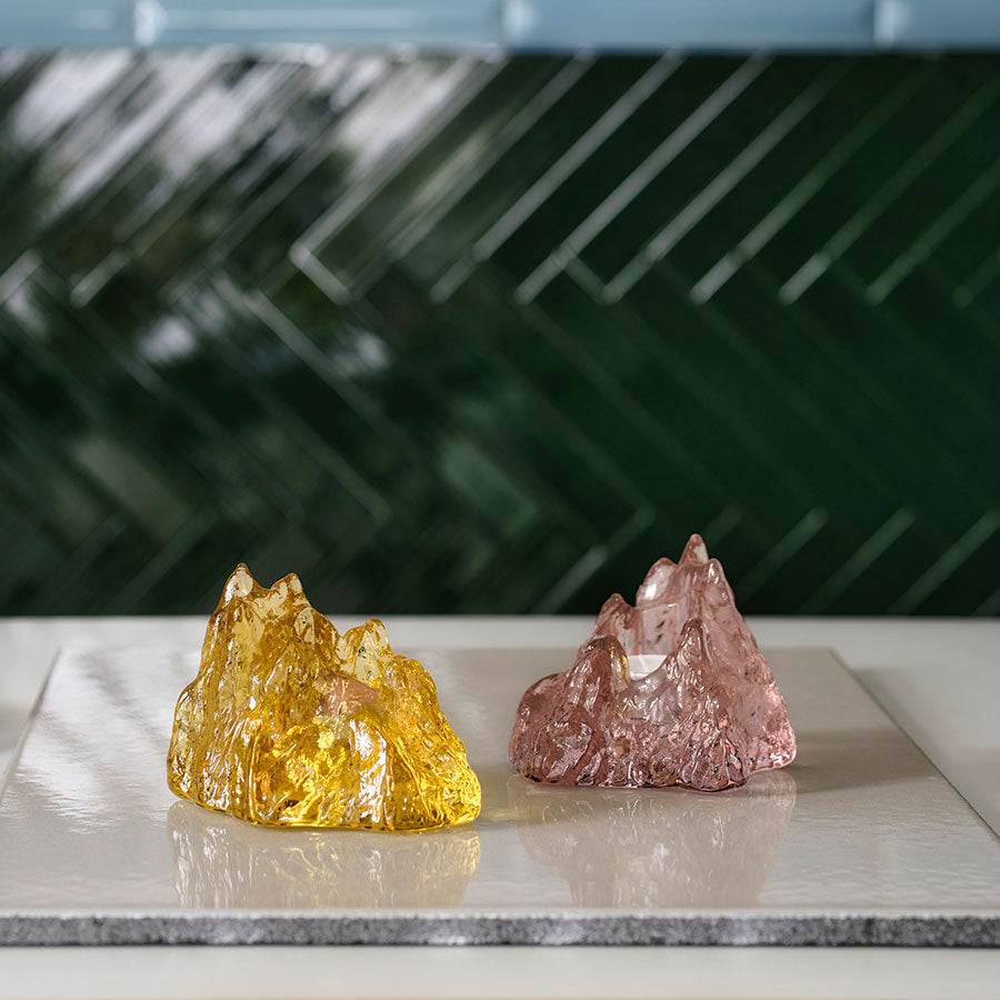 The Rock Votive Yellow