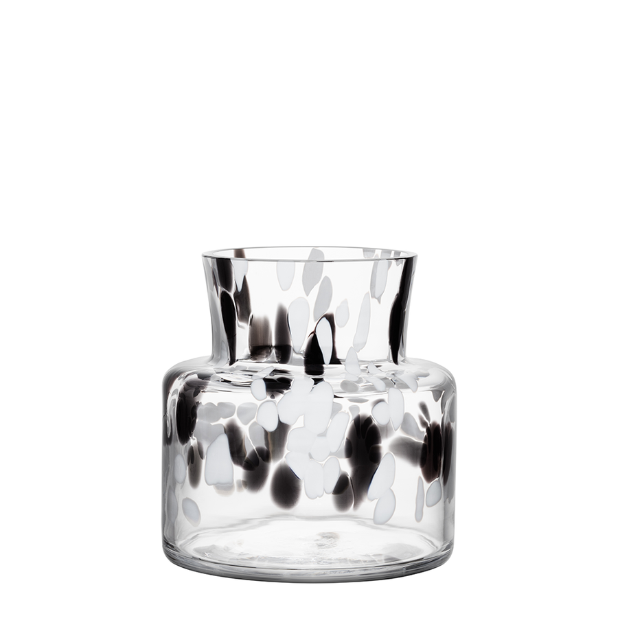 Bjork Vase Black White Small