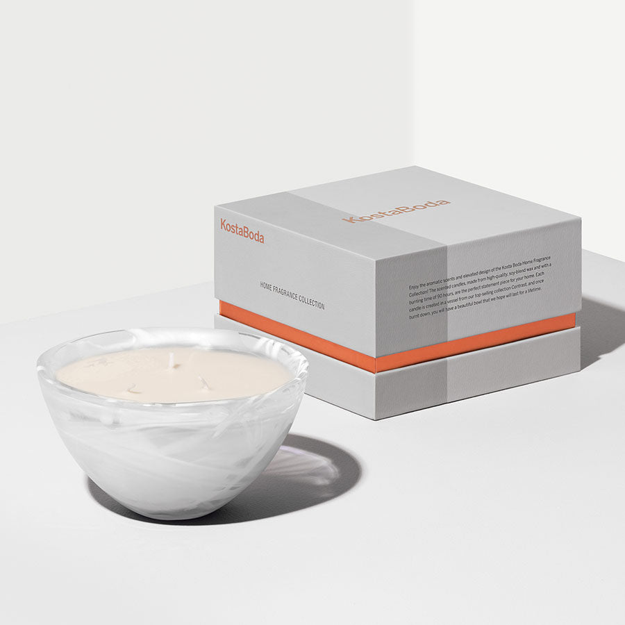 Contrast White Candle - Woodland Vanilla