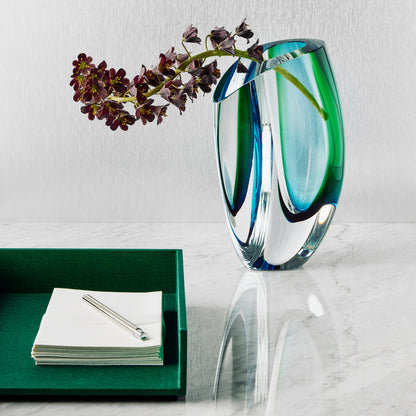 Mirage Blue/Green Vase Large