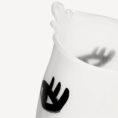 Open Minds White Vase