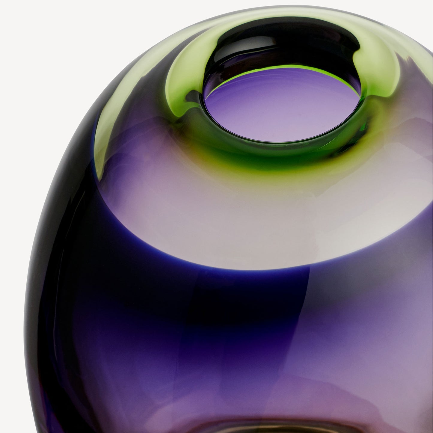 Vision Green/Purple Vase