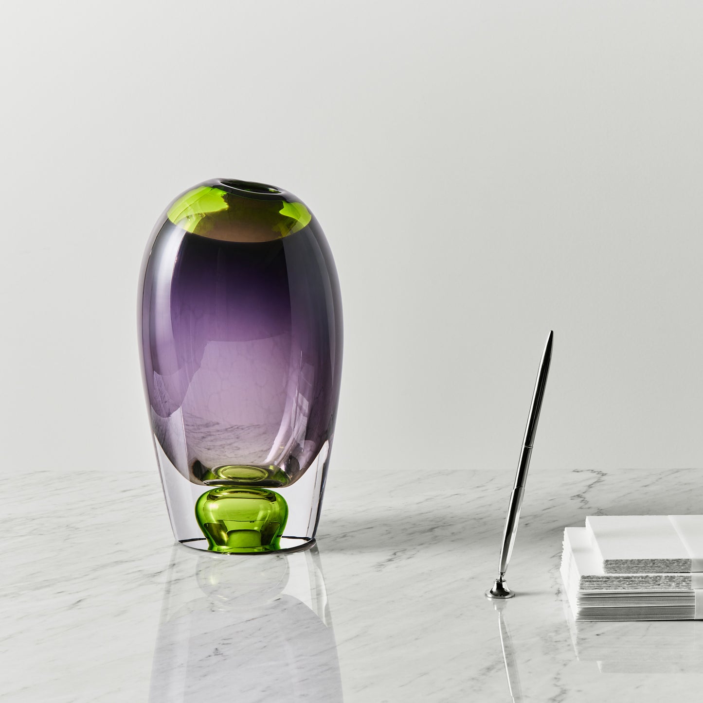 Vision Green/Purple Vase