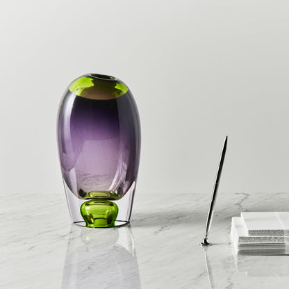 Vision Green/Purple Vase