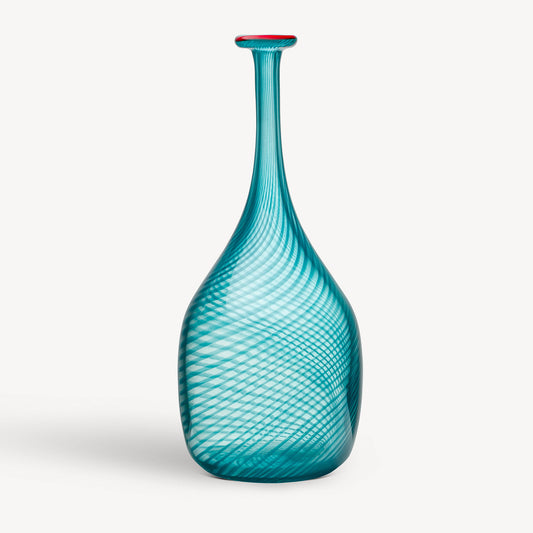Red Rim Green Bottle