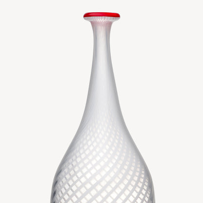 Red Rim White Bottle