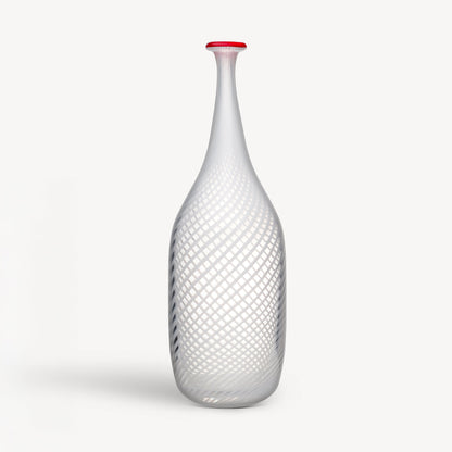 Red Rim White Bottle
