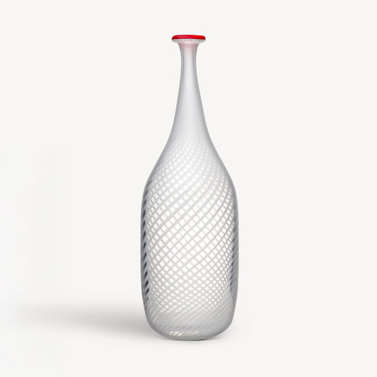 Red Rim White Bottle