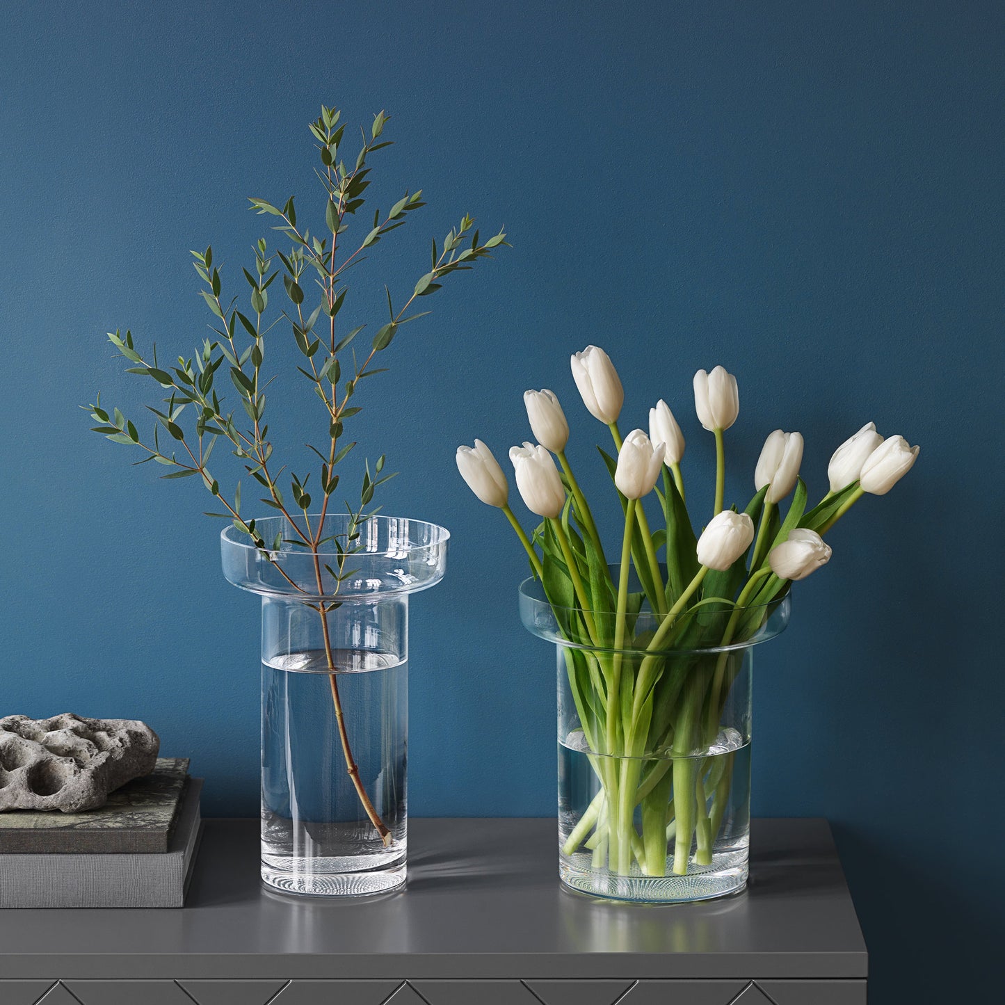 Limelight Vase Clear Low