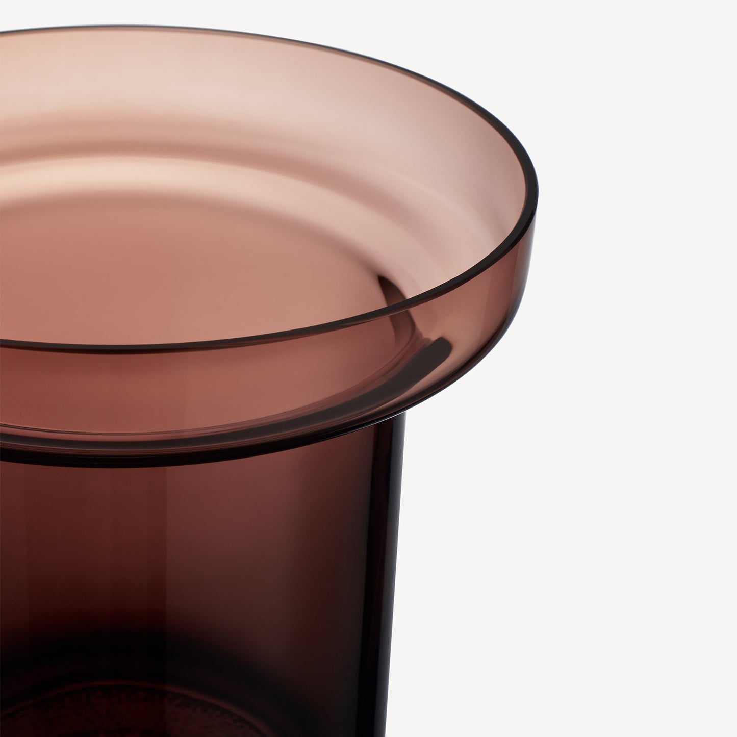 Limelight Vase Burgundy/Brown Low