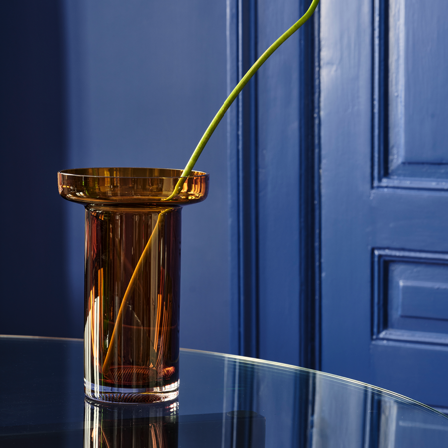 Limelight Vase Amber Tall