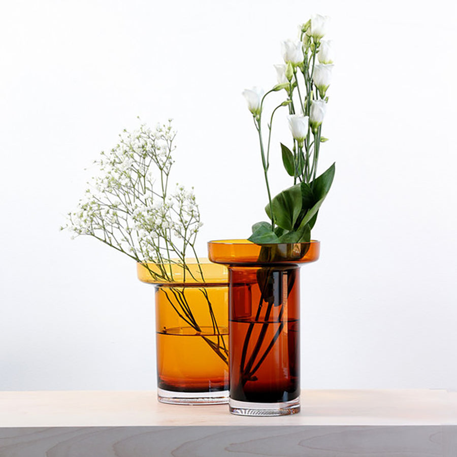 Limelight Vase Amber Tall