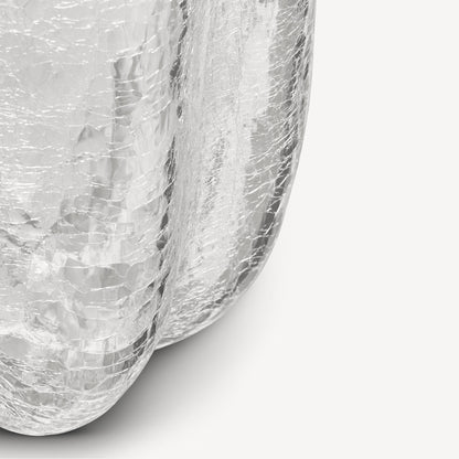 Crackle Clear Vase XL