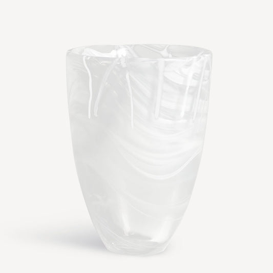 Contrast Vase White/White