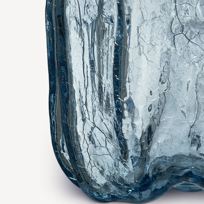 Crackle Circular Vase Tall