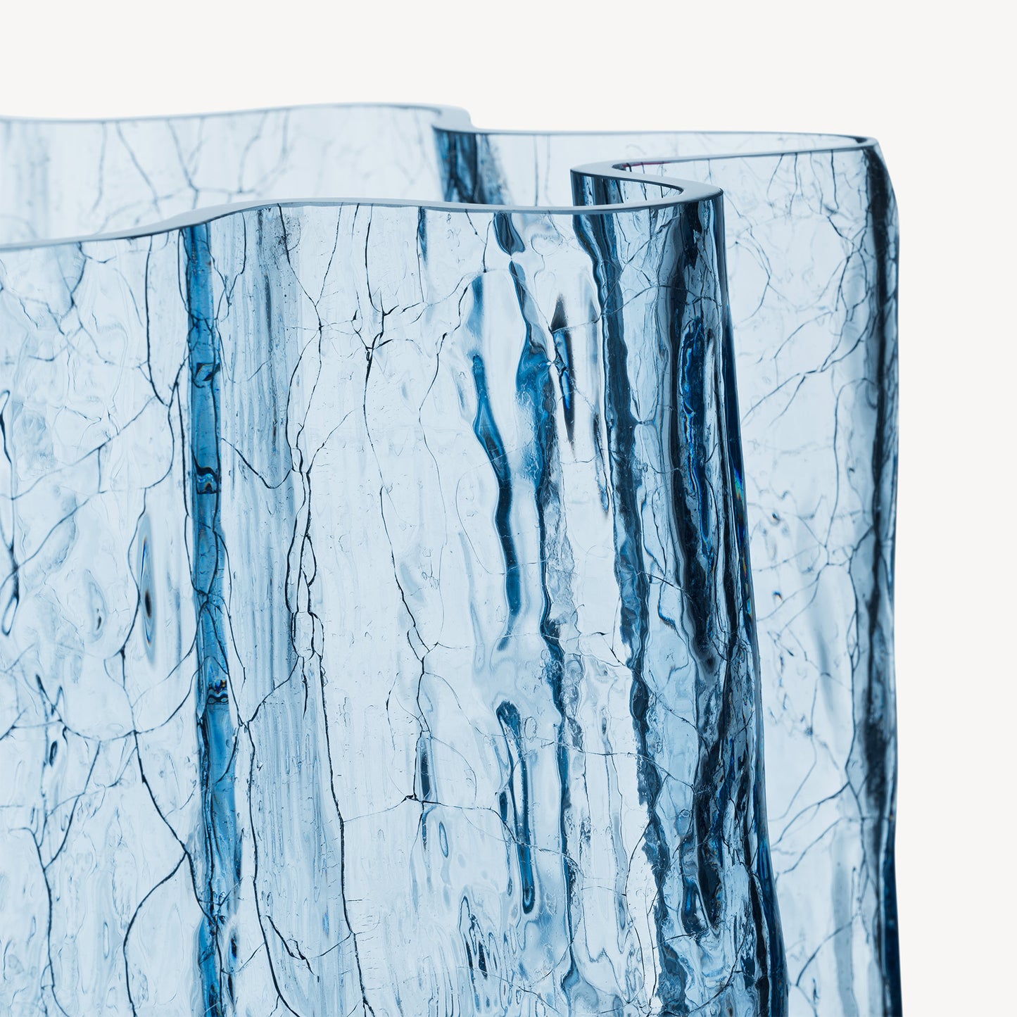 Crackle Circular Vase XL