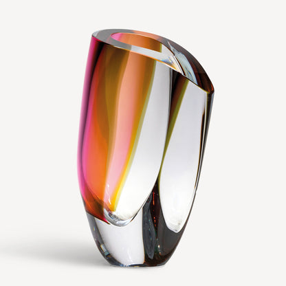 Mirage Gray/Red Vase XL