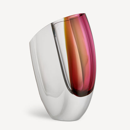 Mirage Gray/Red Vase XL
