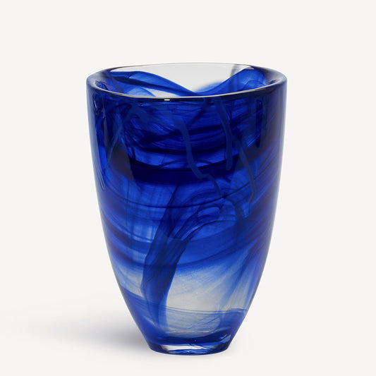Contrast Vase Blue/Blue