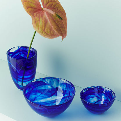 Contrast Vase Blue/Blue