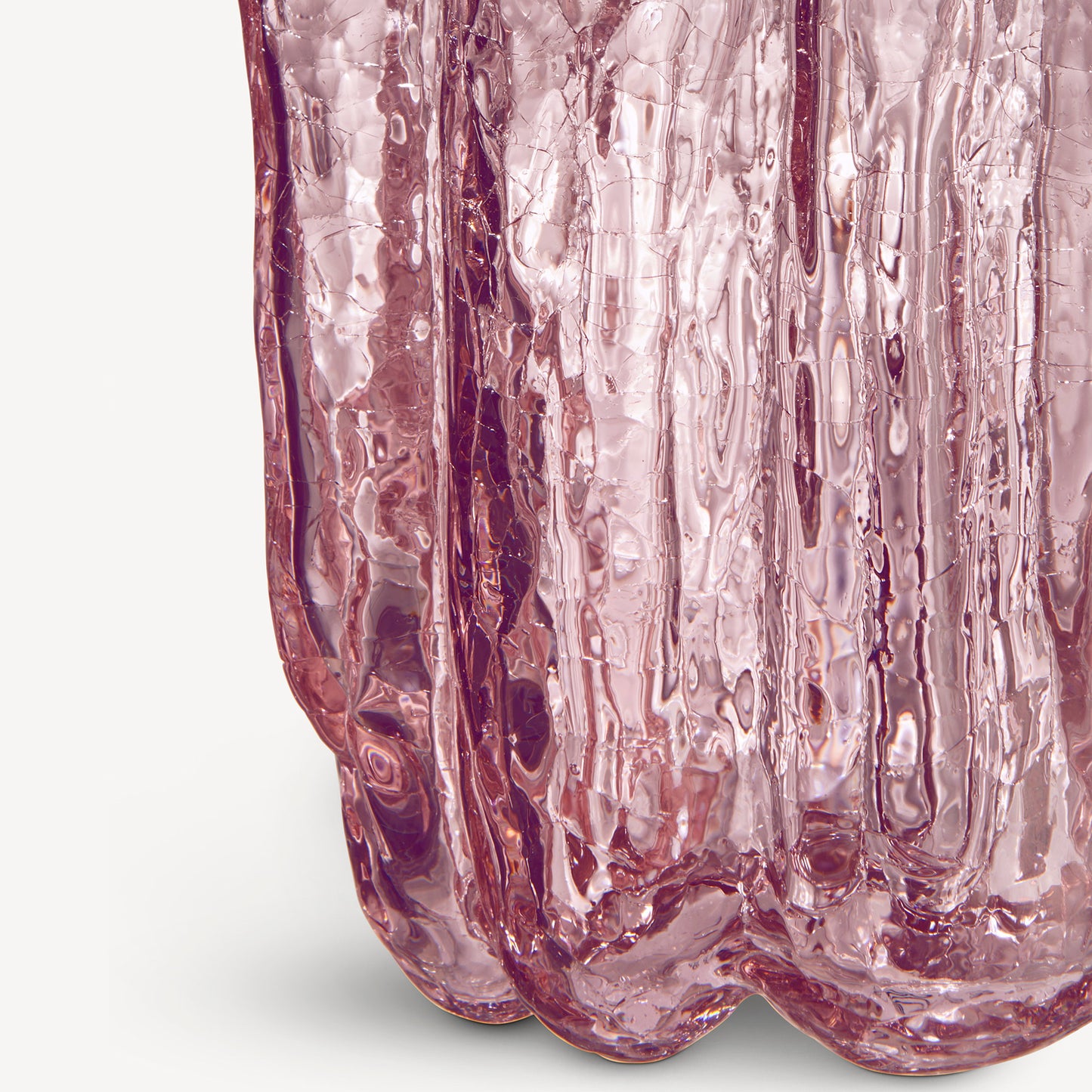 Crackle Vase Pink Small