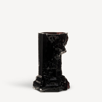 Rocky Baroque Vase Black Small