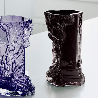 Rocky Baroque Vase Black Small
