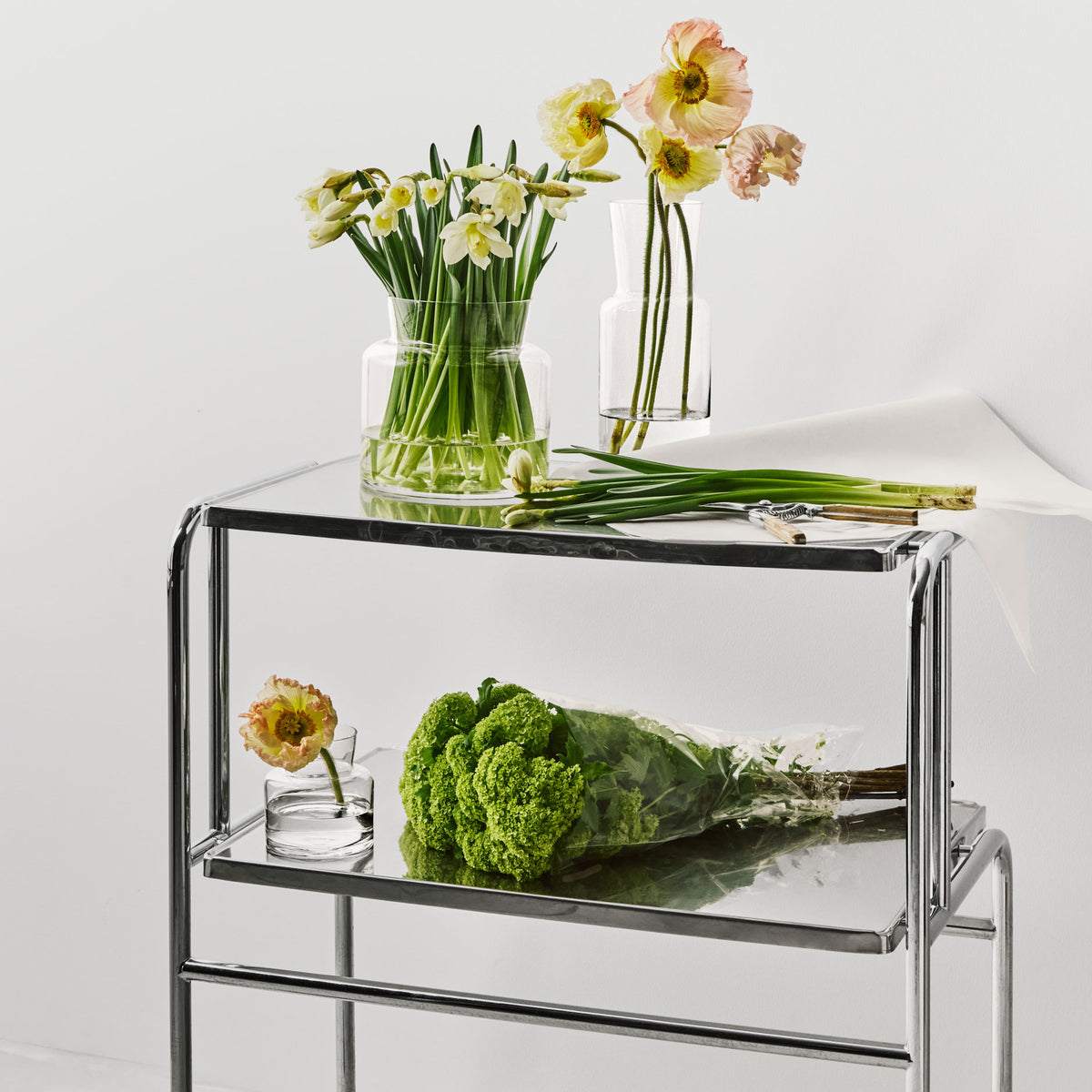 Meadow Vase Clear Wide