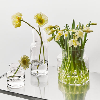 Meadow Vase Clear Wide