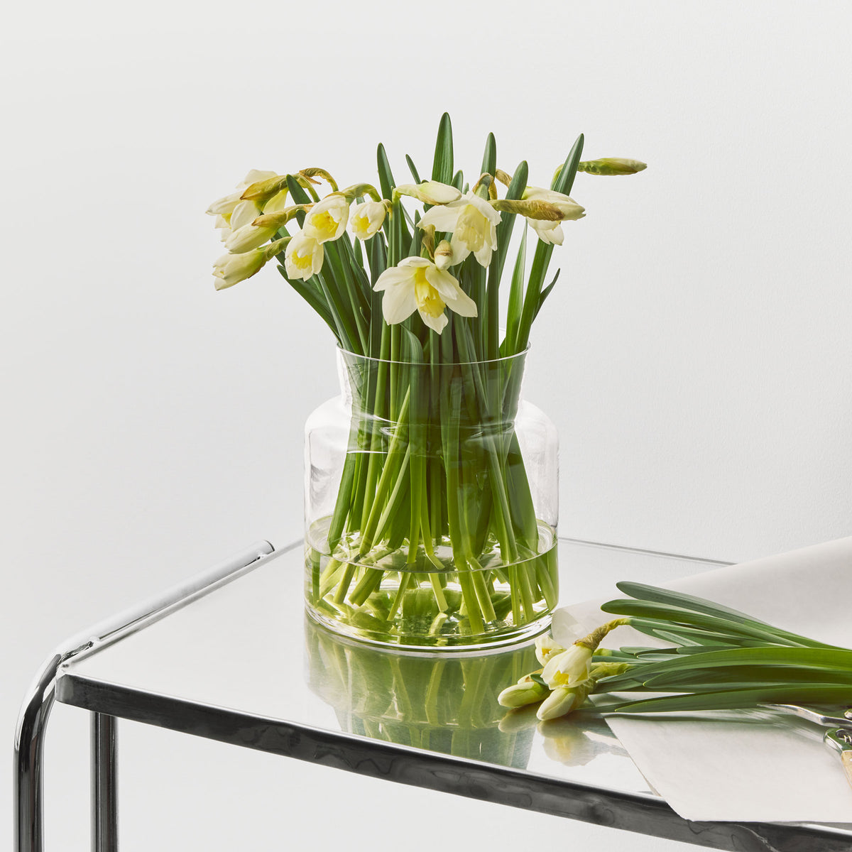 Meadow Vase Clear Wide