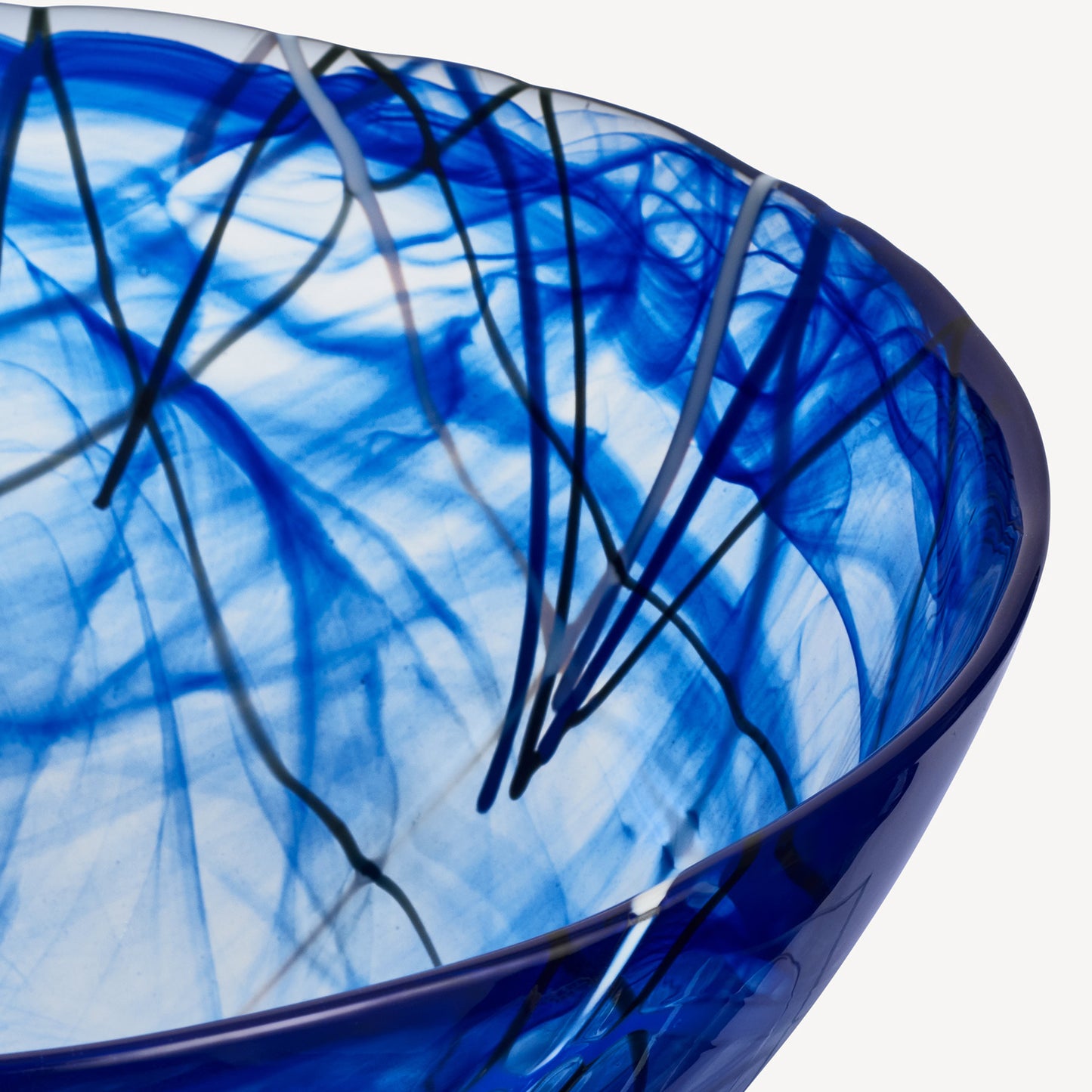 Contrast Blue Bowl Large