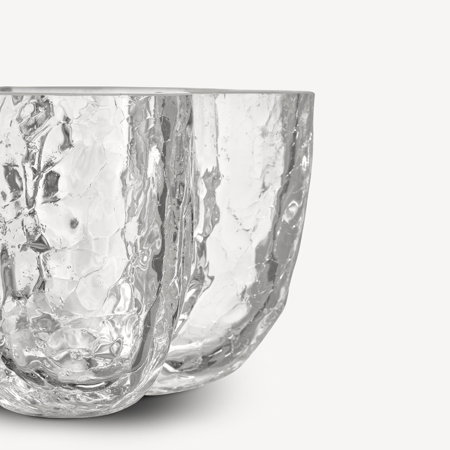 Crackle Clear Bowl