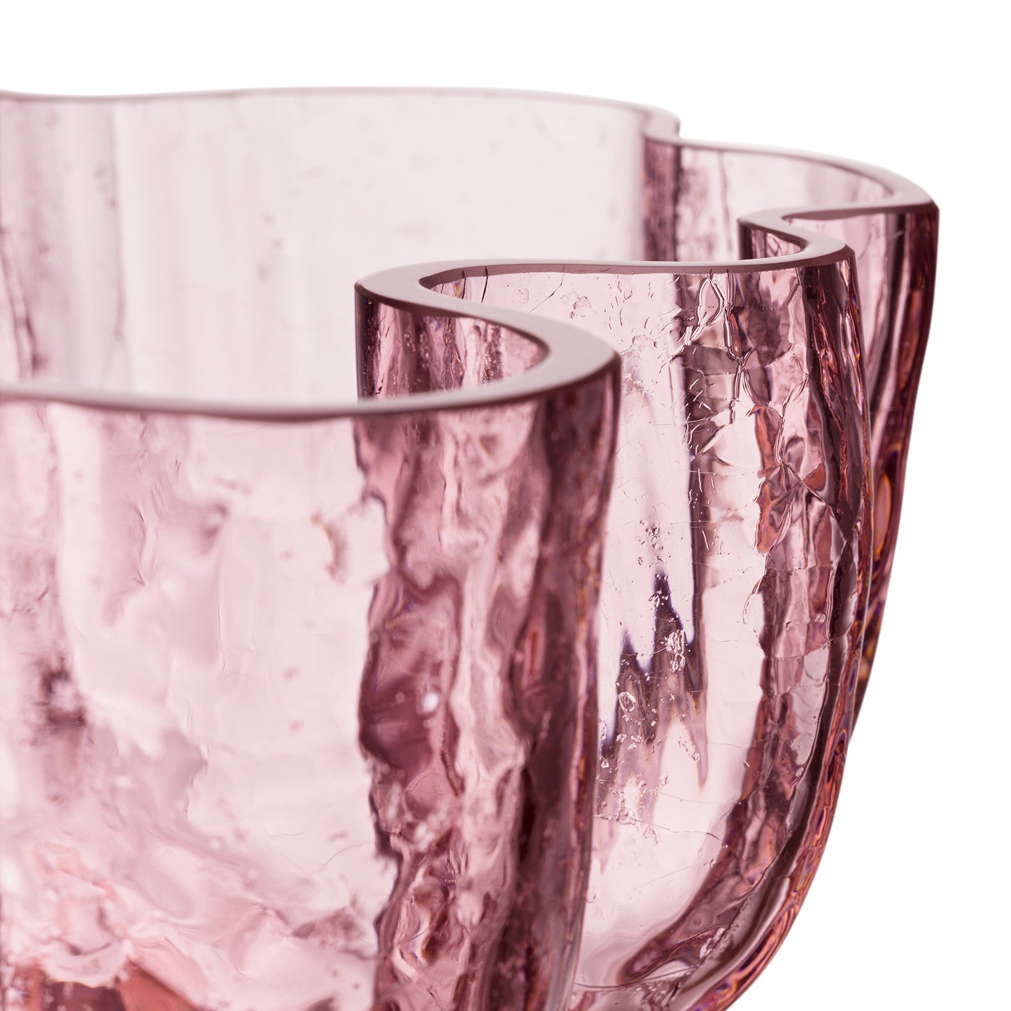 Crackle Pink Bowl