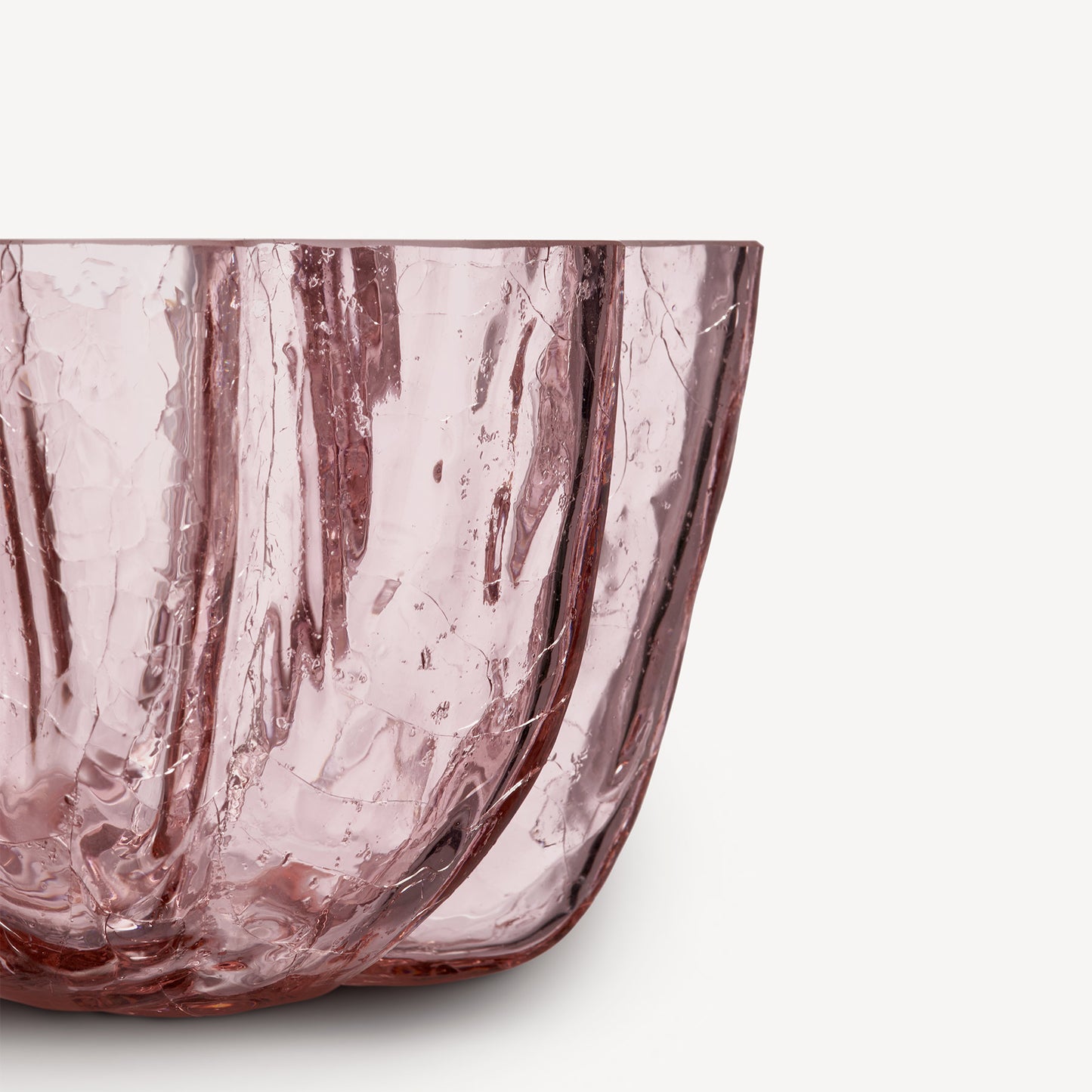 Crackle Pink Bowl
