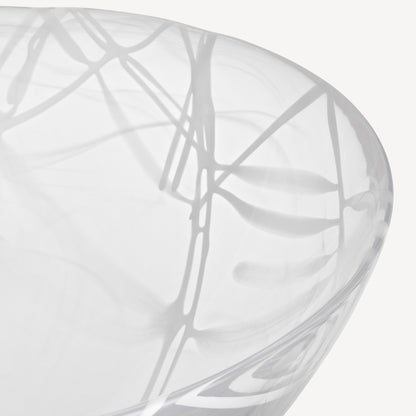 Contrast Bowl White/White Large