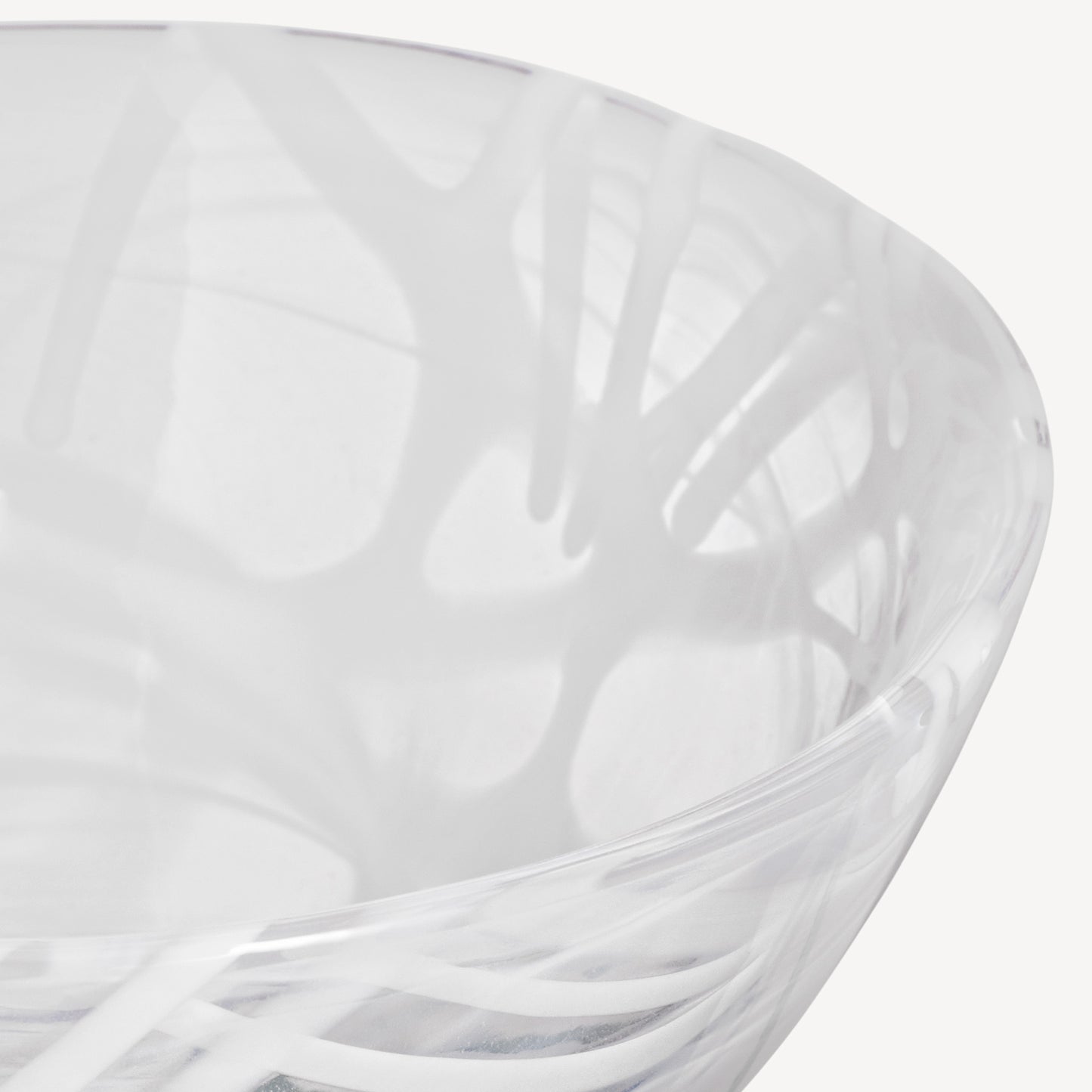 Contrast Bowl White/White Small