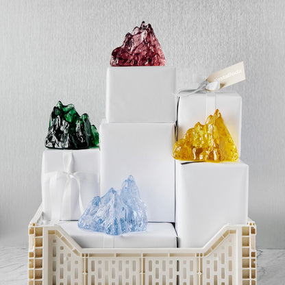 The Rock Votive Ice Blue