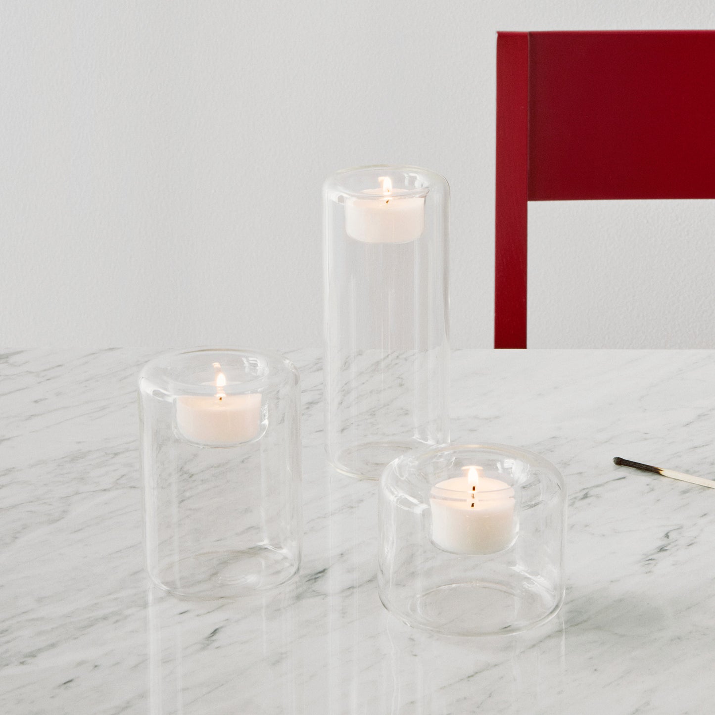 Happy Votive Clear Set Of 3