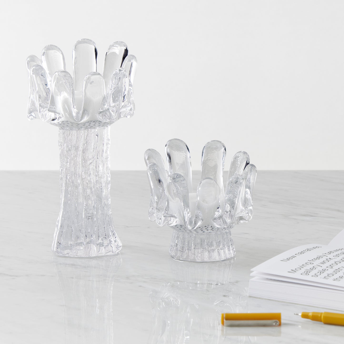 Sunflower Votive Clear Large