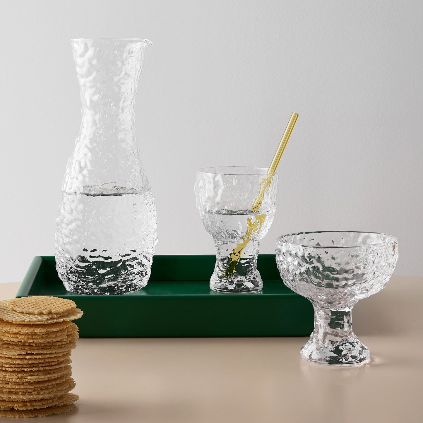 Moss Coupe Champagne Clear