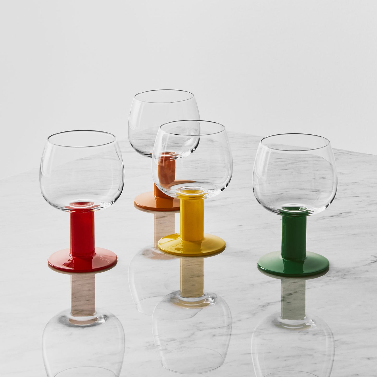 Fars Glas Mixed Color Set of 4