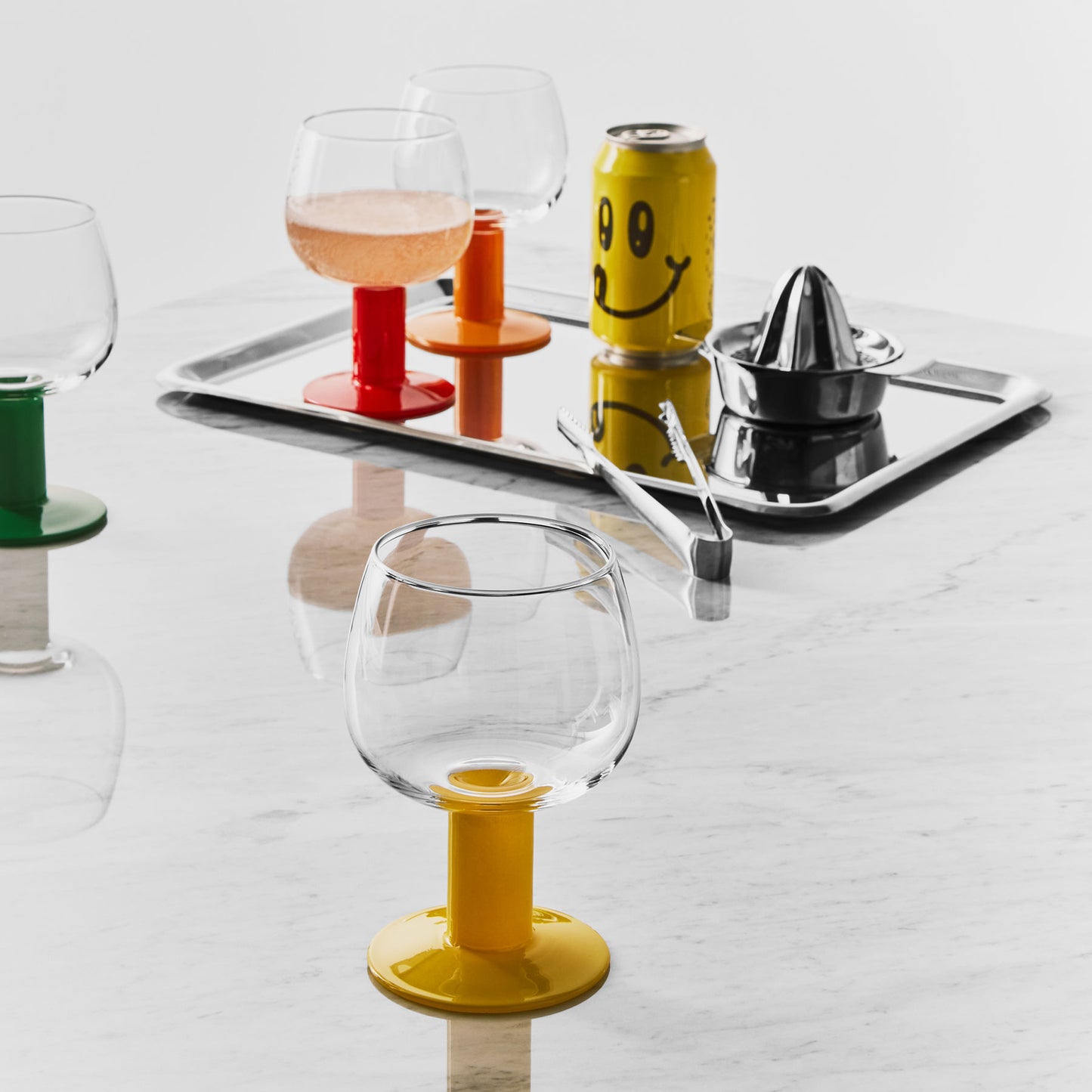 Fars Glas Mixed Color Set of 4