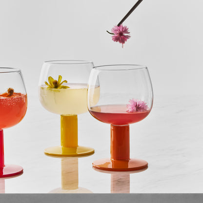 Fars Glas Mixed Color Set of 4